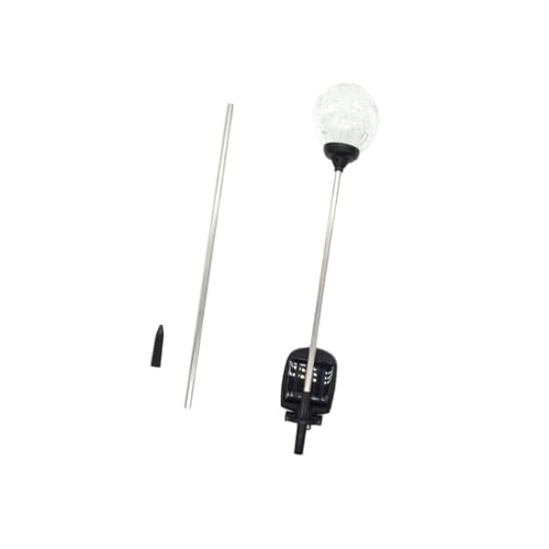 HAMPPLIES da Giardino Solare Sfera in Vetro LED Luce Paesaggistica con Paletto da Resistente per Esterni Vialetti Prato e Festa all Aperto