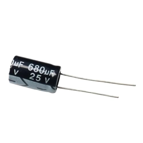 Condensateur électrolytique 680UF 25V radial pour corriger les chutes de tension, pack de 500