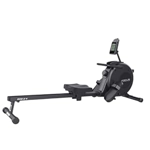 Focus Fitness – Row 2.4 roeitrainer, handmatig verstelbare weerstand, magnetisch weerstandsysteem, 16 weerstandsniveaus, opklapbaar, roeiapparaat voor thuis