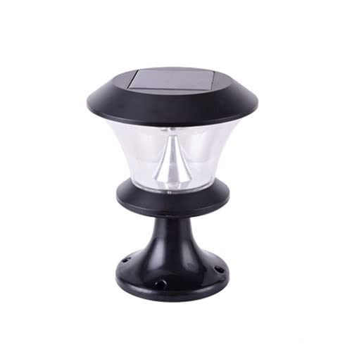 Ip55 Post extérieur solaire étanche LED Lumière de clôture simple moderne Lumière traditionnelle Post Lumière for le patio, le jardin, la pelouse de clôture, le chemin, l'allée, le devant E27 Edison