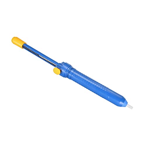 Image of uxcell Desoldering Pump 13.2 Inches 33.5cm Manual Vacuum Solder Sucker Removal Hand Tool Plastic Blue 2pcs