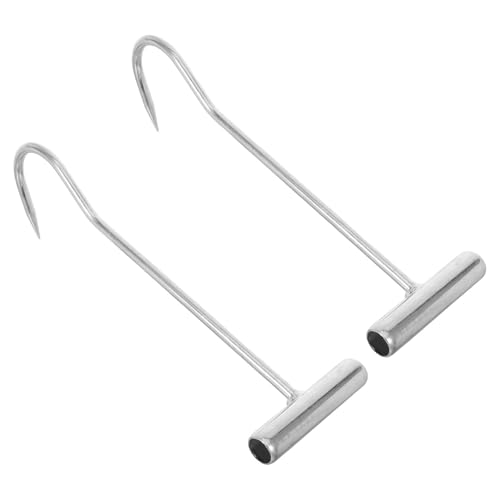 Gancho para tapa de alcantarilla CALLARON de hierro galvanizado set de 2 piezas de 31cm