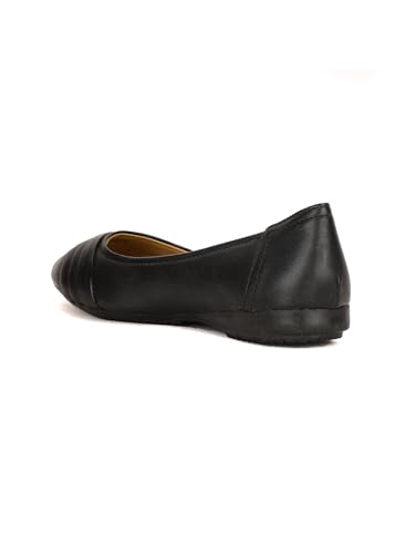 Image of Bata Comfit Womens Pleated Ballerina E Ballet Flat