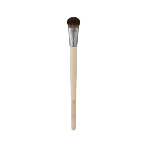 EcoTools Precision Concealer Makeup Brush, For Concealing Under Eyes & Imperfections, Sculpt Skin, Works With Liquid & Cream Makeup, Synthetic Bristles, Cruelty-Free & Vegan, 1 Count