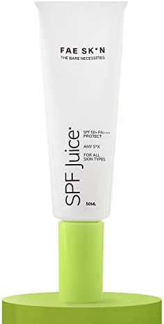 FAE Beauty SPF 50+ PA++++ Lightweight Sunscreen | For Oily, Dry, Combination, Normal & Acne-Prone Skin | Hybrid, Broad-spectrum | UVA & UVB Protection | No White Cast | Fragrance-free | 50ml