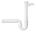 Produktbild Sanitop-Wingenroth Röhrengeruchsverschluss für Spülen | Mit Winkel-Schlauchverschraubung | Kunststoff-Siphon | Geruchsverschluss für Küche | Küchenspüle | 1 ½ x 40 mm | 22154 2