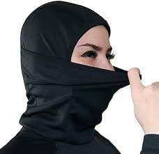 Thermal Full Face Snow Mask, Wind Proof, Black Color, One Size