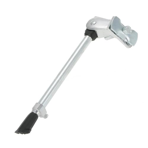 ONLYTHIS Caballete para Bicicleta Soporte for Bicicleta, Soporte Trasero de aleación de Aluminio, Longitud Ajustable, Soporte Lateral for Bicicleta para Bicicletas De Carretera(Silver)