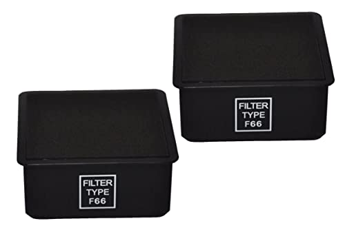 Surrgound F66 Hepa Filter And Foam Filter Set Compatible With Dirt Devil Ud70010 Ud70105 Uprights Vacuum, Part# 304708001 , 2Pk #TOP19