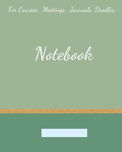 Unique unlined notebook: with Sticky Note-like sections for writing: Ideal for taking notes in college classes, business meetings, training lectures,....