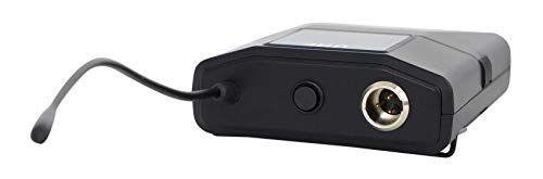 Rockville Rwm81U Dual Uhf Headset & Guitar Wireless Microphone System W/Lcd #TOP4