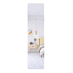 Wall Mirror Full Length, Cheap Mirror Acrylic, shatterproof Mirror Gym Mirrors for Home Gym, 12″X12″, 4 Pcs, Workout glassless Mylar Mirrors for Bedroom, Over Door Mirror, Kids Mirror