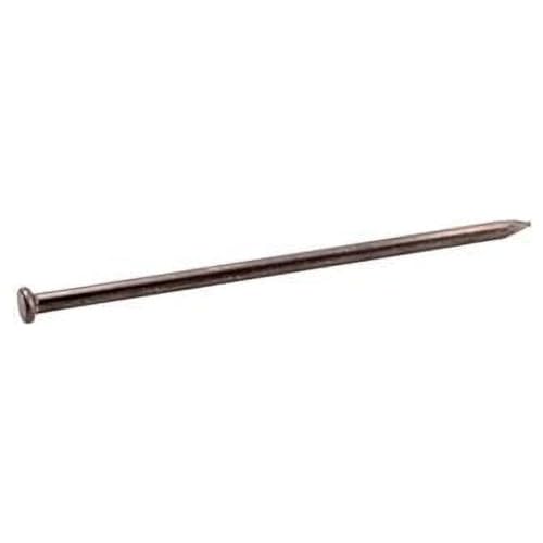 10 in. Clavo Spike plano de acero brillante No. 0 5 lbs miniatura 1