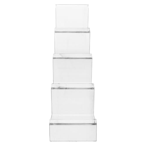 INOOMP Multi Layer Clear Organizer for Purses Glasses Accessories Lightweight Easy Assembly Display for Retail Home Use