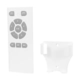 CHILDWEET Telecomando per Ventilatore a Soffitto e Lampada con 5 Velocità, Compatibilità Ampia e Design Moderno in Plastica Bianca per Creare Un'atmosfera Estiva