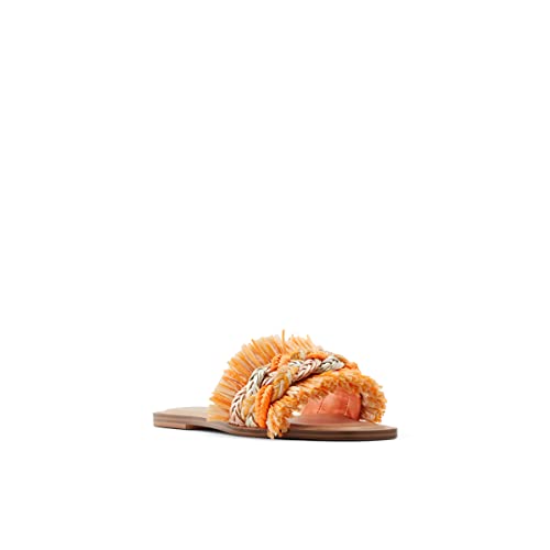 Aldo Women's Rattana Flat Sandal, Orange, 8 #TOP1