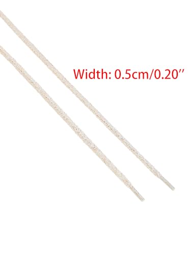 Round Colorful Fashion Shoelaces for Sneakers Gold Wire Bling Shoe Laces3