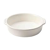 三陶(Santo) 萬古焼 オーブン対応 グラタン皿 ココット 丸型 ホワイト 白 直径約16cm 食器 陶器 電子レンジ対応 日本製 17221