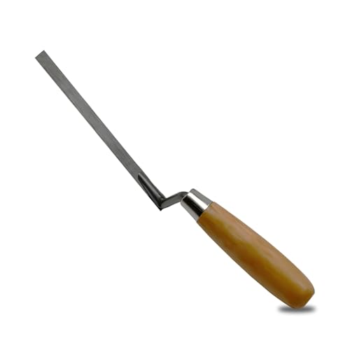 Pointing Trowel Brick Jointer Bricklaying Tool for Pointing Mortar Cement Trowel Finger Trowel Tuck Pointer Brick Jointer Tiling Tools Stainless Steel Cement Tool