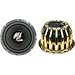 High Performance Die-cast Gold Basket Subwoofers