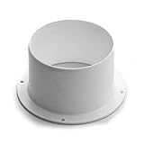 Brida de conducto perfectamente adecuada para conectar tu ventilador extractor, ventilador de baño, ventilador de escape de cocina, ventilador de extracción en línea y campana de cocina o cualquier otro tubo de refrigeración de calefacción interior y exterior