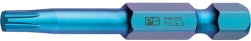 PB Swiss Tools 1/4" PrecisionBit for Power Tools with nanocoating for Torx Plus Screws, Size T15
