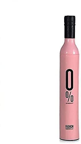 Image of Bottle Umbrella Double Layer Folding Automatic Open for Girls, Multiuse Windproof Protect- Sunlight Cold Wave Heat Wave, Dust & UV Rain Size 21 Inch with Bottle Cover for Men & Women