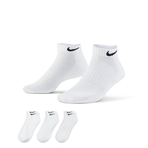 Image of Nike Unisex Adult Everyday Cushioned Training Low Socks (3-Pack) | Mens and Womens