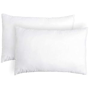 Zettox Polyester Pillow, Standard, White, 2 Piece