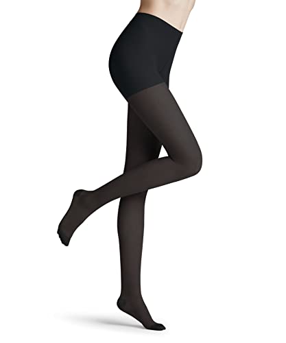 FALKE Damen Strumpfhose Energize 30 DEN W Ti transparent mit Kompression 1 Stück, Grau Graphite 3146, M-L