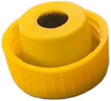 Replacement Reservoir Cap for Power-Pole Hydraulic Pump Fluid Tank, High-Visibility Yellow, Fits Stealth Pump/C-Monster CM1.0 / CM2.0