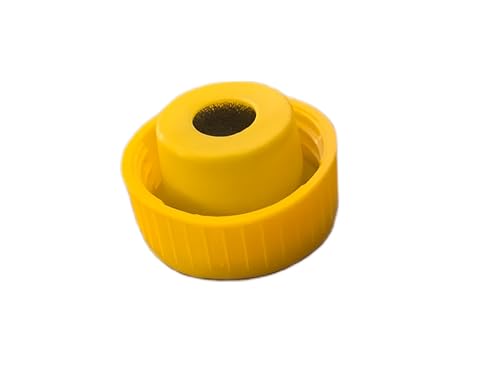 Replacement Reservoir Cap for Power-Pole Hydraulic Pump Fluid Tank High-Visibility Yellow Fits Stealth Pump/C-Monster CM1.0 / CM2.0