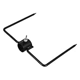 pie sombrilla hierro forjado Material de hierro robusto: hecho de hierro duradero, este producto garantiza un soporte confiable y estabilidad para una variedad de usos al aire , soporte para comedero de pájaros para exteriores, estabilizador de postes de cerca