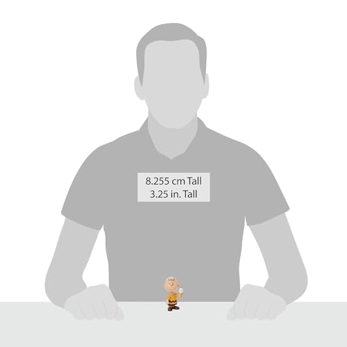 Enesco Peanuts by Jim Shore Charlie Brown with Ice Cream Miniature Figurine, 3.25 Inch, Multicolor