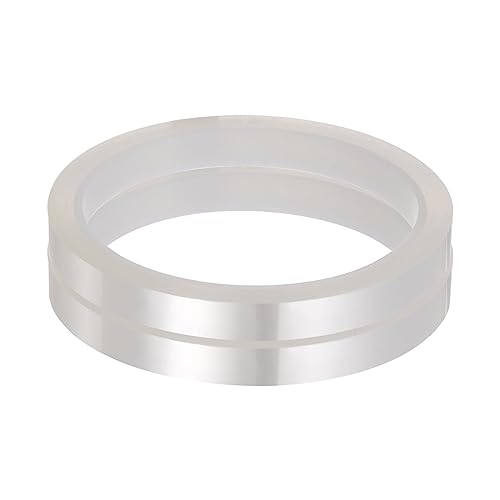 Image of HARFINGTON 2 Rolls Heat Tape High Temperature Heat Resistant Tape 10mmx33m(108ft) Sublimation Thermal Heat Transfer Tape for Sublimation Press No Residue, Clear
