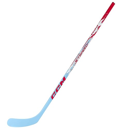 Crosse de hockey sur glace enfant CCM JetSpeed avec point de flexion hybride