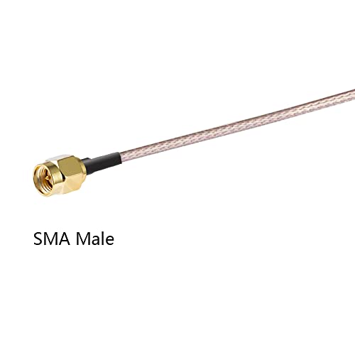 Image of 2PCS U.F.L1 to SMA Male Low Loss Coaxial Cable 6 inch /15CM U.F.L1 RG178 Coaxial Pigtail Cable for Wireless Routers Mini PCIE Network Cards PCI Wi-Fi WAN Repeater