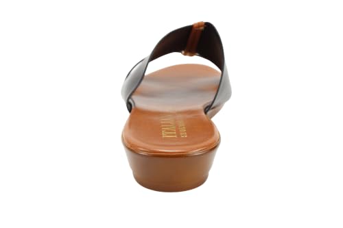 Image of ITALIAN Shoemakers Women's Sofy Wedge Sandal, Comfort Casual Open Toe - Made in Italy, 1.5 inch Heel