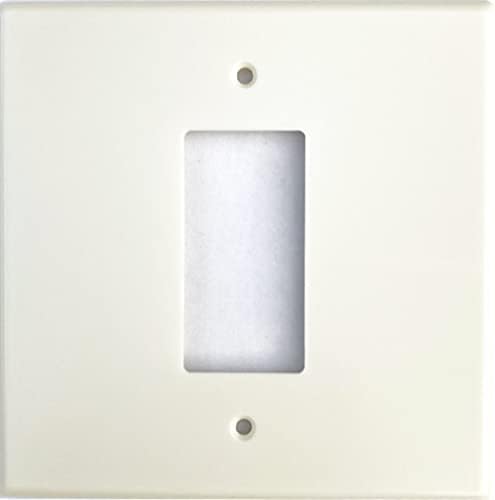 Blackett Jumbo Over Sized, 2 Gang Sized Paintable Wall Plate, 1 Opening for Rocker, GFCI (1)