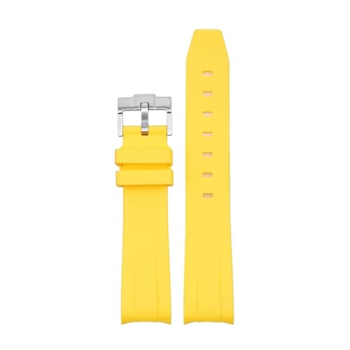 [SLFJEYTX] X Swatch MoonSwatch Constellation �h���X�|�[�c 20mm �J�[�u�G���h�E�H�b�`�o���h �u���X���b�g�p�X�g���b�v 1��(Yellow)