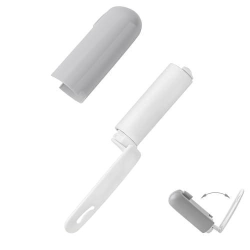 Travel Lint Roller for Clothes Car Purse Small Lint Remover for Pet Hair Mini Sticky Roller with...