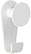 Spirella MISTERHOOK White Badhaken, Plastik, weiß, 8,6 x 4,1 cm