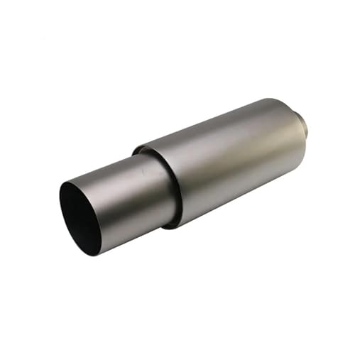 Tuyau d'échappement en acier inoxydable et titane 76mm, finition soignée haute résistance
