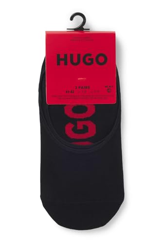 Hugo Para Hombre. 50541589 Pack 3 Pares De Calcetones Invisibles Negro (43-44), Homewear, AlgodóN - 3