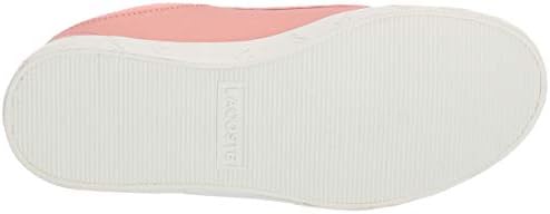 Lacoste Girl's Kid's Straightset Sneaker, Pink/Off White, 4 Medium US Toddler | Image 3