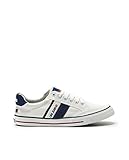 zapatillas lona hombre verano  Sneaker en tela, blanco, 45 EU