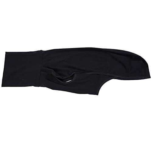 Imily Bela Hundepullover Fleece Rollkragen Hundemantel Warmer Weste Pullover Outdoor Hundejacke Winterkleidung für Kleine Mittel Große Hunde,Schwarz,M
