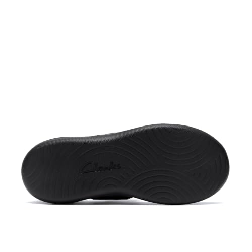 Clarks CloudSteppers Women's Solevana Strap Mary Jane Flat, Black Textile, 8.5 Wide US by Clarks - Used condition - Image 4
