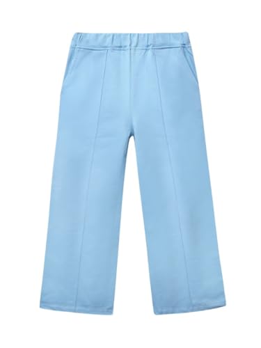 Pantalon de jogging large pour fille en coton basique et confortable