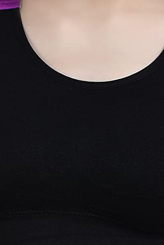 Image of Shoppy Villa Cotton Bra for Women, Sports Bras for Women, Yoga and Camisole Bra, Lighty Padded Cup with Full Coverage with Removable Pads